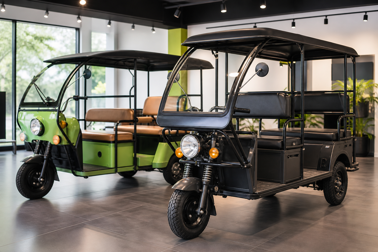 VoltCart e-rickshaw showroom